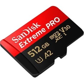 Resim Mabeyn 512 GB Extreme Pro Microsdxc Kart + Sd Adaptörü + Rescuepro Deluxe, 200 Mb/sn'ye Kadar, A2 Uygulama Performansı, Uhs-I, Sınıf 10, U3, V30 ile 