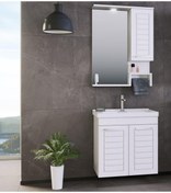 Resim Orka Perge 65 Cm Mdf Banyo Dolabı Takımı Çok Renkli 