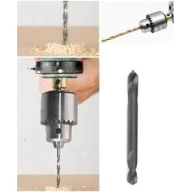 Resim Motor Için Anahtarlı Mandrel 3 Çeneli 5mm Mil Çaplı Mandren Okul Proje Uygulama Matkap Uçlu 