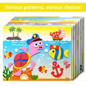 Resim 20 Adet 3D EVA Köpük Sticker Yapboz - Kaplumbağa, Balık ve Korsan Gemisi ile Renkli Sualtı Macerası - Çocuklar İçin DIY Oyunları ve Hediyeleri İçin Mükemmel, Cadılar Bayramı ve Noel İçin İdeal, Şenlikli Hediye Fikri | Eğlenceli Tasarım | Dayanıklı El Sanatları 