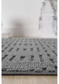 Resim Ruby 1550 Antrasit - Salon & Oturma Odası Halısı - Sade, Zarif Ve Estetik Antrasit 