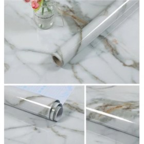 Resim Ozcmax Yapışkanlı Kaplama Kağıdı Mermer Desenli 3 Metre 