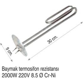 Resim Baymak Uyumlu Termosifon Rezistansı - 394805268 