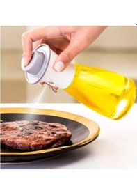 Resim 220 Ml Çok Amaçlı Spreyli Cam Şişe Yağlık & Sirkelik 