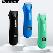 Resim WEEME Erkek Vücut Tüyü Düzeltici, Elektrikli Saç Kesme Makinesi, Güvenli ve Hafif Bej Hasarsız, Göğüs Kılı, Bacak Kılı, Koltuk Altı Kılı Tek Makinede Yapılır, USB Şarjlı, LCD Ekran, Yardımcı Kesim için LED Işık ile. Babalar Günü Hediyesi, Doğum Günü, Tatil, Evlilik Yıldönümü Hediyeleri Eşi 