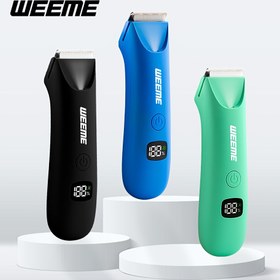Resim WEEME Erkek Vücut Tüyü Düzeltici, Elektrikli Saç Kesme Makinesi, Güvenli ve Hafif Bej Hasarsız, Göğüs Kılı, Bacak Kılı, Koltuk Altı Kılı Tek Makinede Yapılır, USB Şarjlı, LCD Ekran, Yardımcı Kesim için LED Işık ile. Babalar Günü Hediyesi, Doğum Günü, Tatil, Evlilik Yıldönümü Hediyeleri Eşi 