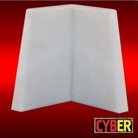 Resim Plastik Çelik Dolap Ayağı Beyaz 