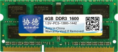 Resim Sones Xıede X046 Ddr3 Nb 1600 Tam Uyumlu Dizüstü Bilgisayar Ram'leri, Bellek Kapasitesi: 4gb 