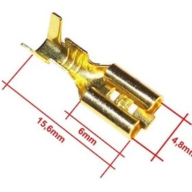 Resim Sf1D Mini - Kablo Ucu Mini Dişi Terminal (4.8Mm) - Seçenekli Ürün 