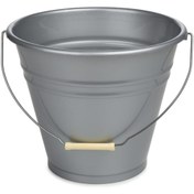 Resim Bora Plastik Plastik 11 Litre Nostalji Kova Temizlik Kovası Su Kovası Gümüş Gri No:2 - Bo559 