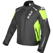 Resim Ls2 Zoom Erkek Motosiklet Mont Siyah-neon Sarı 