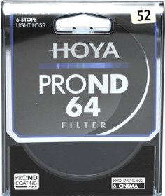 Resim Hoya 52mm Pro ND 64 Filtre 6 Stop 