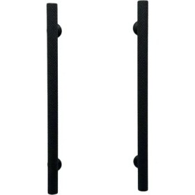 Resim Koldoor Mobilya Dolap Kulpu Mutfak Çekmece Kulpu Çizgili Dal Siyah 96 mm ( 9,6 cm ) 5 Adet 