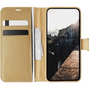 Resim Canpay Samsung Galaxy S23 Ultra Uyumlu Kapaklı Kılıf Kartlık Cüzdan Bölmeli Mıknatıslı Kapatma Kopçalı 