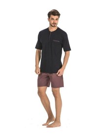 Resim Pierre Cardin 5li Penye Robdöşambr Damat Pijama Set 5560 Lacivert 