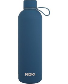 Resim Noki Mavi Çelik Matara Vidalı Kapak Soft Touch / 730 Ml Mavi 