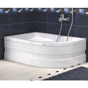 Resim Shower 80X110 Ferısya Asimetrik Oval Mini Küvet 