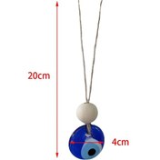 Resim Liangmei Nazar Duvar Asılı Cam Mavi Göz Duvar Charm Ev Dekor Ev 