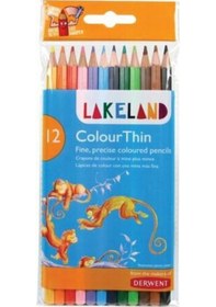 Resim Derwent Lakeland Colourthin Kuru Boya 12 Renk 700077 