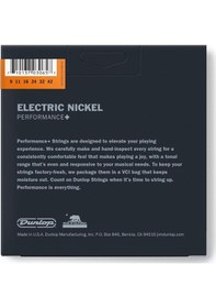 Resim Jim Dunlop 3pden0942 Nickel-plated Steel Light 3'lü Paket Elektro Gitar Teli 9-42 