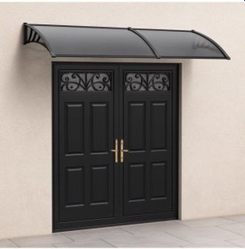 Resim Cosmos Kapı Pencere Üstü Pratik Sundurma 105x240 - Siyah Siyah 