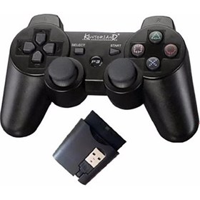 Resim Kontorland Ps2 Ps3 Pc Uyumlu Bluetooth Kablosuz Oyun Kolu Wireless 