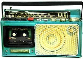 Resim Dekoratif Metal Radyo Kumbara Vintage Biblo Hediyelik 