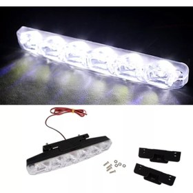 Resim ŞüsCarOto 6 Ledli Gündüz Farı Gündüz Ledi Drl Led Lamba 18w Su Geçirmez 