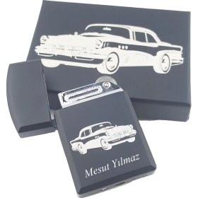 Resim Pigado Isme Kişiye Özel Nostaljik Chevrolet Klasik Araba Temalı Gazlı Çakmak 