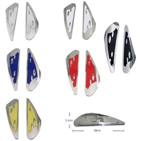 Resim Carub Silecek Rüzgarlığı Krom-Mavi 2 Li Br1400304 