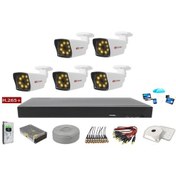 Resim 5'Li 5Mp Sony Lensli+H265 Kayıt Cihazı Full Paket 