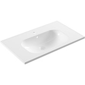 Resim Eca Serel Nita 48x80 Cm Tezgah Etajerli Mobilya Dolap Uyumlu Lavabo Nt42tds110h 