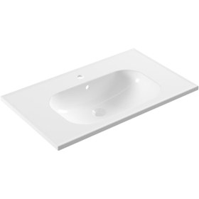 Resim Eca Serel Nita 48x80 Cm Tezgah Etajerli Mobilya Dolap Uyumlu Lavabo Nt42tds110h 
