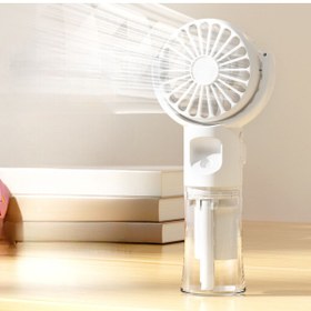 Resim bovinox Boyun Askılı El Fanı Su Buharlı 4 Kademe Vantilatör Serinletici 