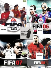 Resim Tigdes FIFA Football 2005-2008 PC Oyunu | 4’lü Efsane Seri | Kuruluma Hazır Flash Bellek | Windows 