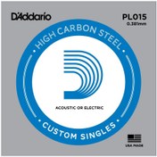 Resim D'Addario PL015 Tek Elektro Gitar Teli (15) 