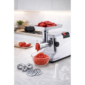 Resim Minisan Satır Et Kıyma Makinesı Paslanmaz Çelik Profesyonel Kolay Kullanım 