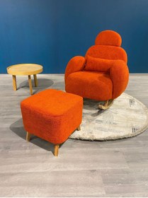 Resim ÜNKAY Premium Sabit Başlıklı Sallanır Berjer & Emzirme Koltuğu ve Puf 