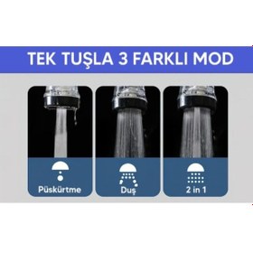 Resim Çok Fonksiyonlu Musluk Başlığı Çok Renkli 