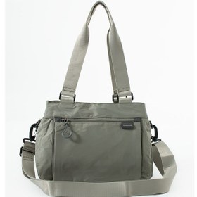 Resim Sanmorris Orta Boy Çok Gözlü Spor,günlük Seyahata Uygun El Ve Omuz Çantası 6015 Açık Gri 
