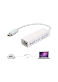 Resim Usb 3.1 Type C To Ethernet Çevirici Dönüştürücü Adaptör 