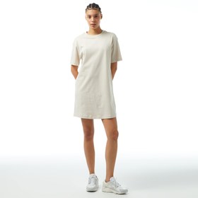 Resim Nike Sportswear Chill Knit Oversized Kadın Krem Elbise 