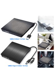 Resim MultiZone USB 3.0 Type-C Harici CD DVD Yazıcı Okuyucu DVD-RW Windows Uyumlu 