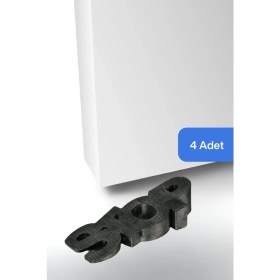 Resim Evene Kapı Stoperi Gümüş Eskitme Renk Dekoratif Kapı Tutucu Durdurucu 4 Adet Model 4 