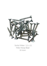Resim Adilon Sunta Vidası, 3,5 X 25 Mm, 30 Adet, Yhb Vida 3,5 x 25 