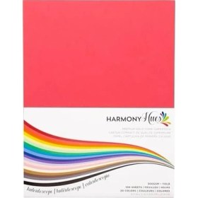 Resim Hype Store Cardstock 8,5 x 11 Kağıt Paketi - 110 Lb El Sanatları, Kart Yapımı, Defterleri Için Kart Stoku - 100 Çeşitli Renkli Ağır Çarşaf - Çift Taraflı, Düz Çekirdek, 300 Gsm, Kaleydoskop 