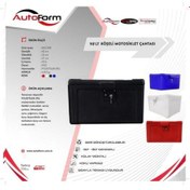 Resim Motosiklet Servis Çantası Nano Siyah 90 Litre, Kilitli Köşeli, Pe 