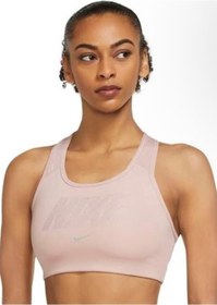 Resim Nike Dri-fıt Swoosh Metallic Gx Kadın Pembe Bra Dd1458-601 