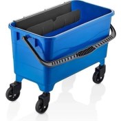 Resim Mediterian 25 Lt Cam Temizleme Kovası, Tekerlekli ve Profesyonel Kullanım İçin Uygun 