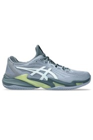 Resim Asics COURT FF 3 CLAY Erkek Grey Blue/White Tenis Ayakkabısı 1041A371-404 